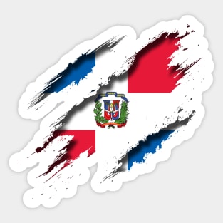 Dominican Republic Shredding Sticker